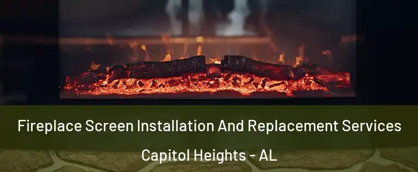 Fireplace Screen Installation And Replacement Services Capitol Heights - AL