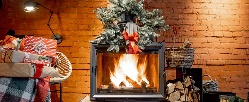 Travis Industries Linear Gas Fireplace Installation in Chisholm, Alabama