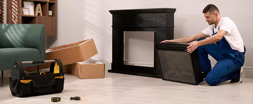 Old Rusted Metal Fireplace Repair And Replacement in Chisholm, AL