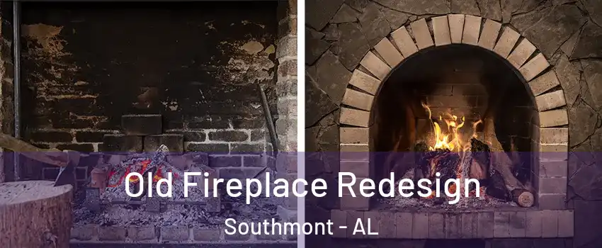 Old Fireplace Redesign Southmont - AL